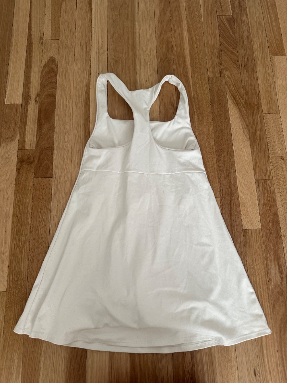 Set active cream racerback tennis dress - Picture 2 of 4
